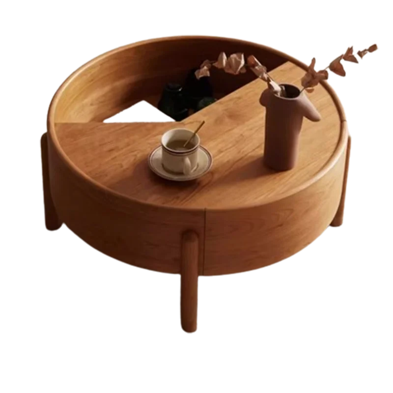 Wasserdichter runder Beistelltisch mit Stauraum