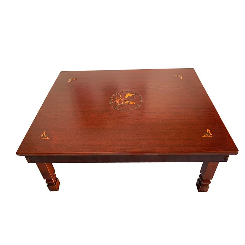 Rechteckiger Klapptisch aus Holz, 120 x 80 cm – im asiatisch-traditionellen